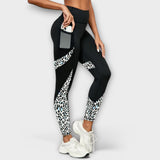 Carmo™ - Leggings s visokim strukom u leopard uzorku