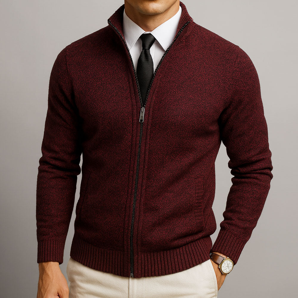 Jake – Cardigan s patentnim zatvaračem od merino vune