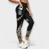 Carmo™ - Leggings s visokim strukom u leopard uzorku