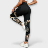 Carmo™ - Leggings s visokim strukom u leopard uzorku