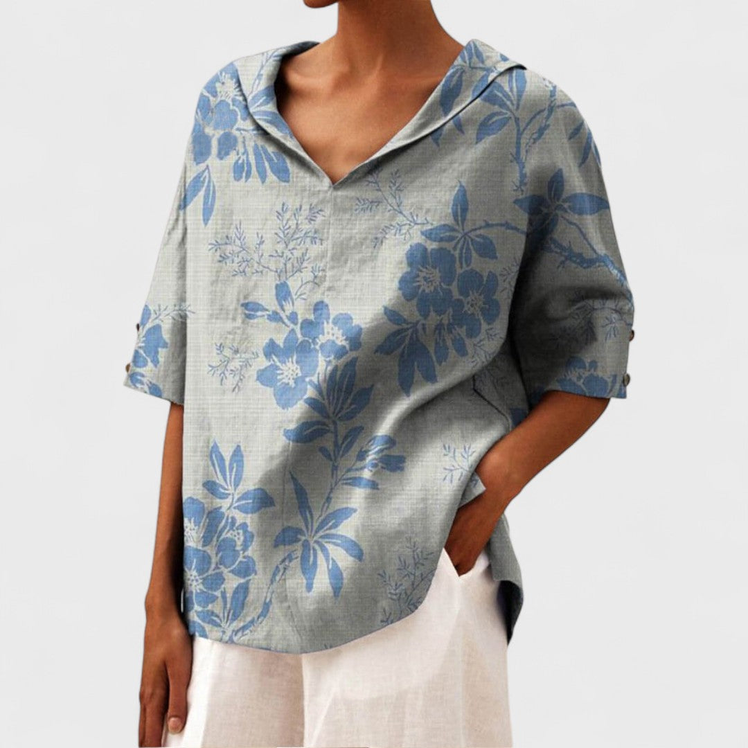 Lenka - Elegantni top s izrezom u V