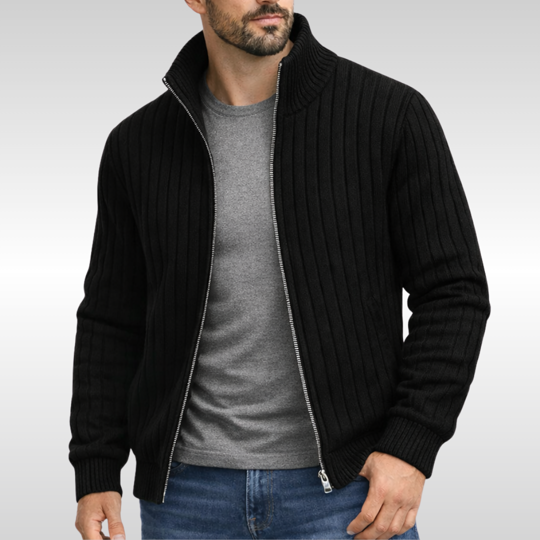 Tiberius™ – Elegantni cardigan sa zipom