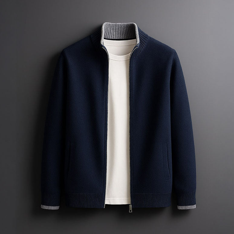 APOLO™ - ELEGANTNA VUNENA ZIP JAKNA